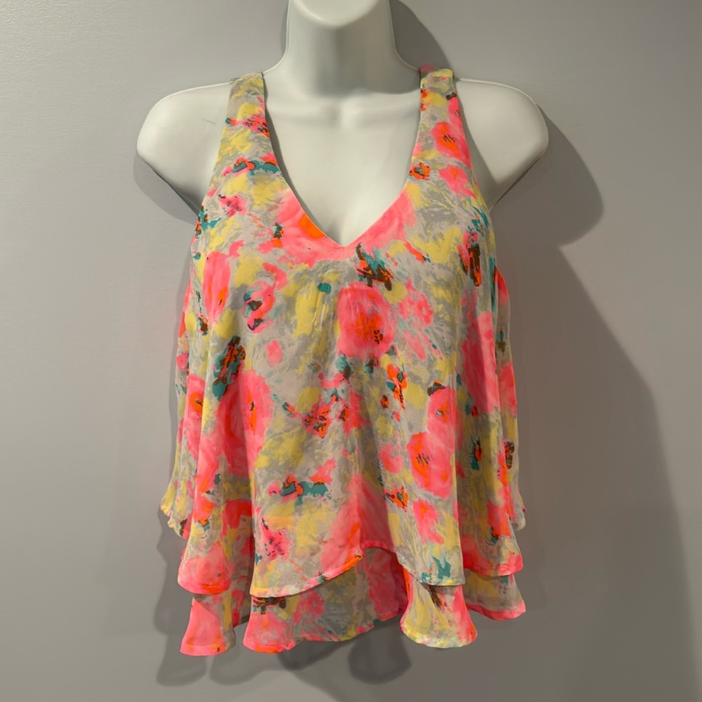 Lush Floral Cropped Top